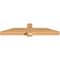 Ekena Millwork Eugene Smooth Timber Gable Bracket, Western Red Cedar, 60"W x 12"H x 5 1/2"D x 5 1/2"F, 5/12 Pitch GBW060X12X0606EUG00SWR - alternate 2